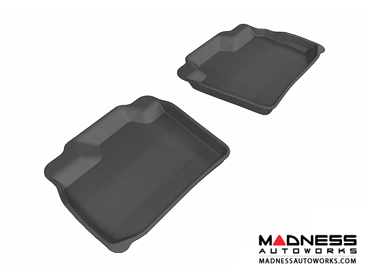 Nissan Leaf Floor Mats (Set of 2) - Rear - Black by 3D MAXpider